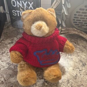 Vintage Build-A-Bear Red and Brown Stuffed Animal